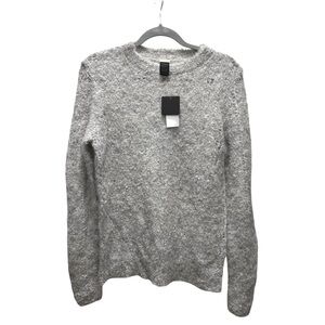 NWT $298 Magaschoni Women’s Small Gray Mohair Wool Blend Sweater NWT
